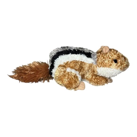Aurora Mini Flopsie 8" Chip Plush Chipmunk Brown Stuffed Animal EUC - Picture 2 of 7